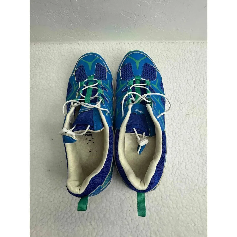 Speedo Blue Green Breathable Mesh Athletic Water Sneakers Womens‎ Size 8